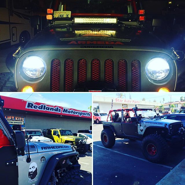 Guess who's back! #StankEye #Armedacon #Jeep #Wrangler #JK #SoCal @redlandsmotorsports