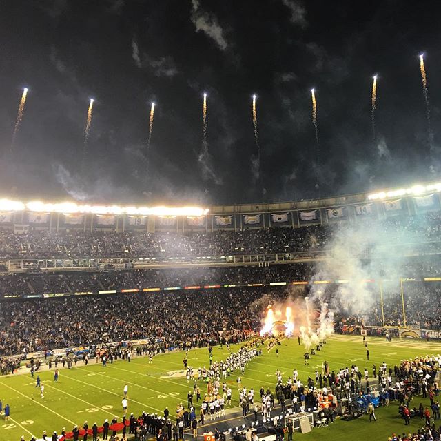 Monday Night Football in San Diego. #MNF  #Chargers