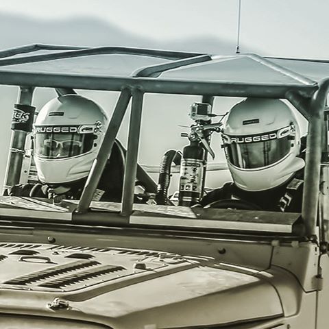 Pilot and Co-Dog. #desertturtleracing #dtr #kingofthehammers #emc #jeep #offroad #4x4 #desert #race