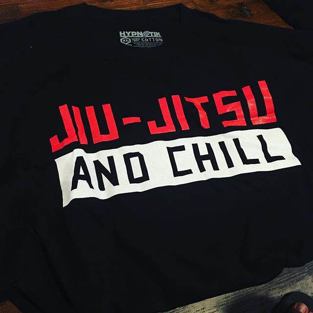 New shirt arrived. Jiu Jitsu and Chill. #jiujitsu #jiujitsulifestyle #bjj @hypnotikbrand