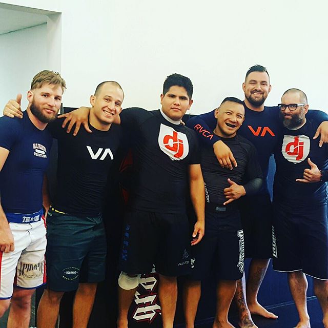 Great day on the mats! @dreambjj is less than two weeks out and we are working hard! #jiujitsu #bjj # #nogi #family #carlsongracieteam #menifwe #stankeye #onearmbandit