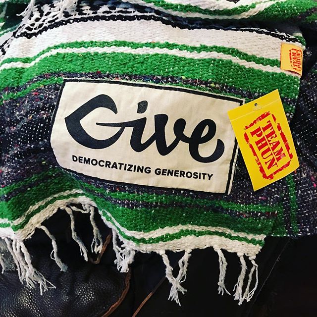 What a thoughtful gift from the folks at Give! #blanky