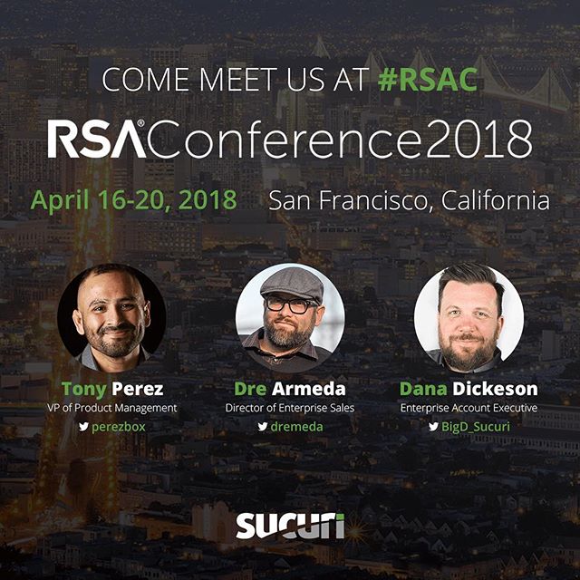 Has your organization considered unifying website security efforts?@sucurisecurity offers a robust enterprise security solution that helps companies manage protection, encryption, vulnerability management, and more.Lets chat at @rsaconference. Send me a message to coordinate schedules!#WAF #CDN #SSL #RSA2018 #RSA #RSAC