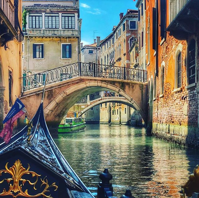 Gondola Magic. #venice #canals
